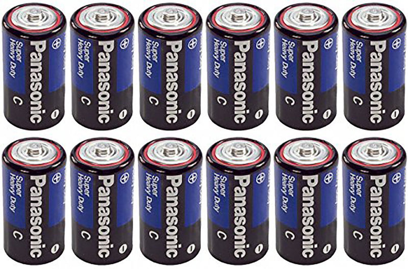 Panasonic Heavy Duty C Batteries X 12