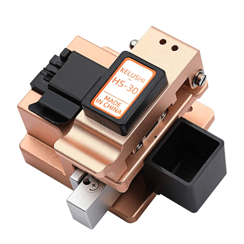 Fiber Cleaver HS-30 Cable Cutting Cutter Fiber Optic Cable Connector FTTH Tool Cutter High Precision FTTH Fiber Cleaver 16 surface blade