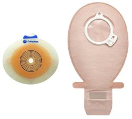 Ostomy Barrier SenSura Click Trim to Fit Adhesive 2" Flange Red Code 3/8 to 1-3/4" Stoma (#10021, Sold Per Box)