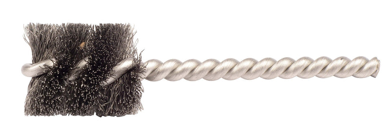 Weiler 21074 1/2" Power Tube Brush, .005" Steel Wire Fill, 1" Brush Length, Made in The USA (Pack of 10) 1/2" Dia x 0.005 Wire Size