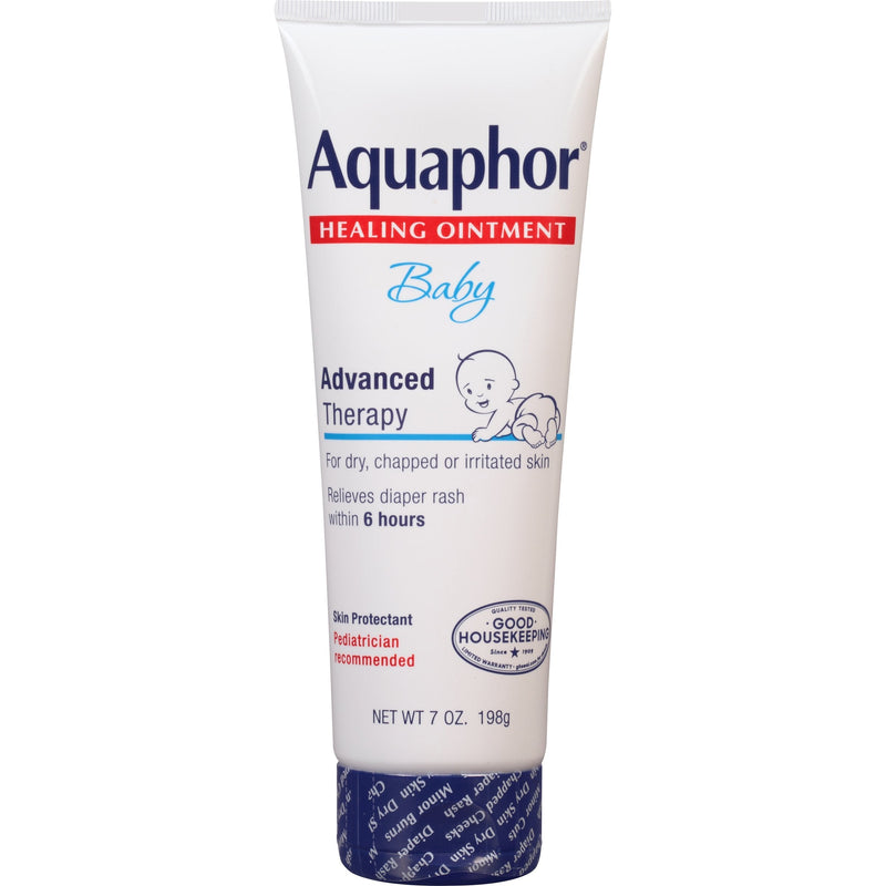 Aquaphor Baby Healing Ointment - for Chapped Skin, Diaper Rash and Minor Scratches - 7 Ounce (Pack of 1)