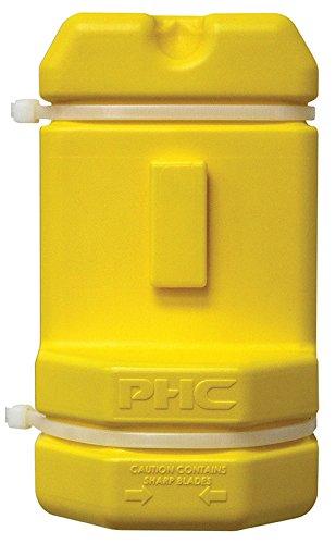 Pacific Handy Cutter Blade Bank, Used Razor Blade Disposal with Wall Mount, Safely Dispose of Used Blades, Keep Blades Out of Trash Bags, Off of Floors, and Away from Other Hazardous Locations