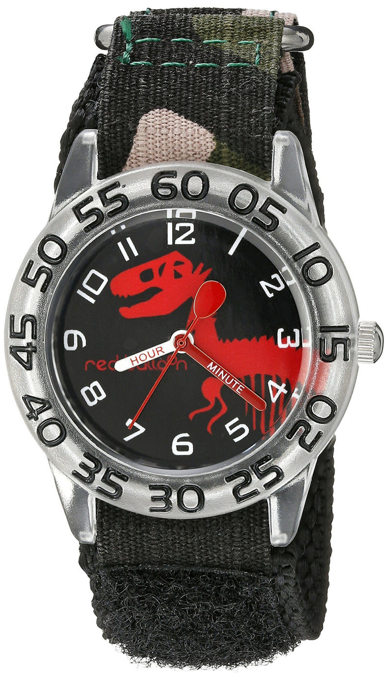 Red Balloon Kids' W002273 Time Teacher Analog Display Analog Quartz Black Watch