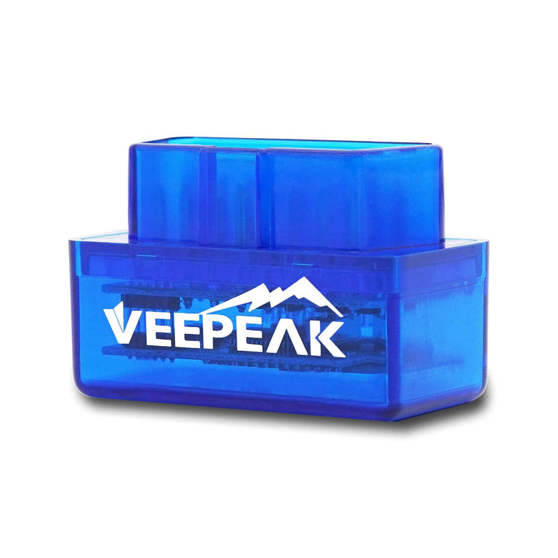 Veepeak Mini Bluetooth OBD2 Scanner for Android, Car OBD II Diagnostic Scan Tool Check Engine Light Code Reader, Supports Torque Pro, OBD Fusion, DashCommand, Car Scanner App