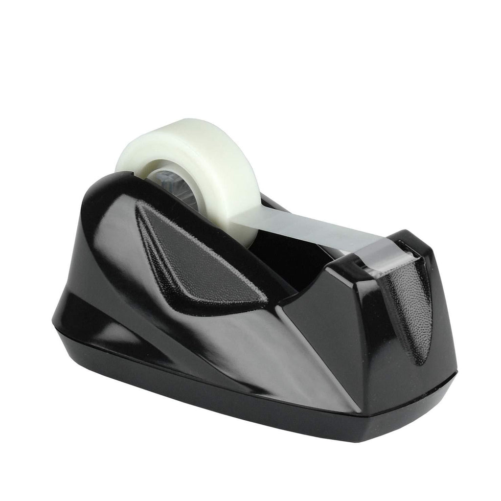 Acrimet Premium Desktop Tape Dispenser Non-Skid Base (Heavy Duty) (Black Color)