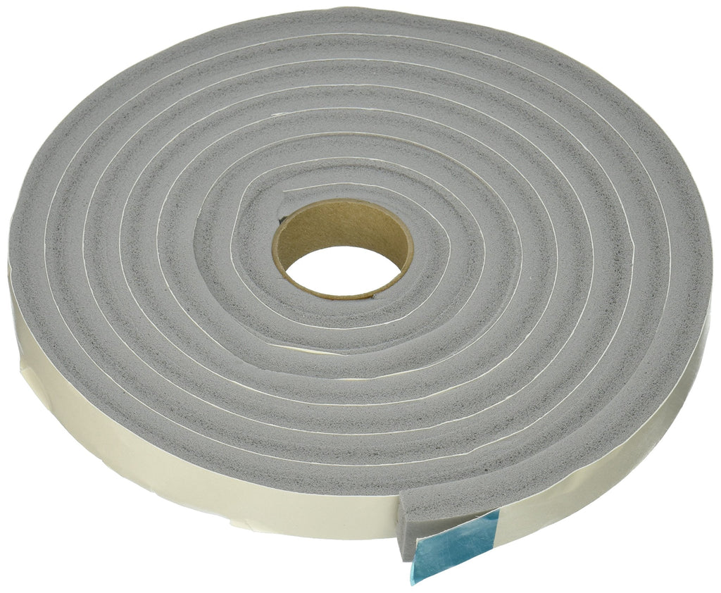 M-D 02311 1/2" X 10' Gray Waterproof & Airtight Foam Tape Weather STRI