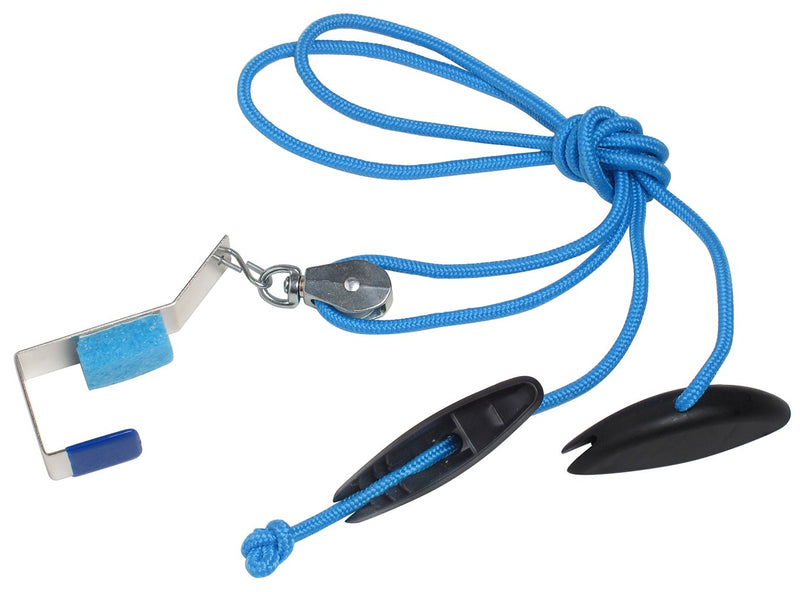 RangeMaster BlueRanger Shoulder Pulley with Patient Guide │ Aids Recovery and Rehabilitation │ Helps Enhance Pain Free Range of Motion │ Adjustable, Metal Bracket Door Attachment Blue