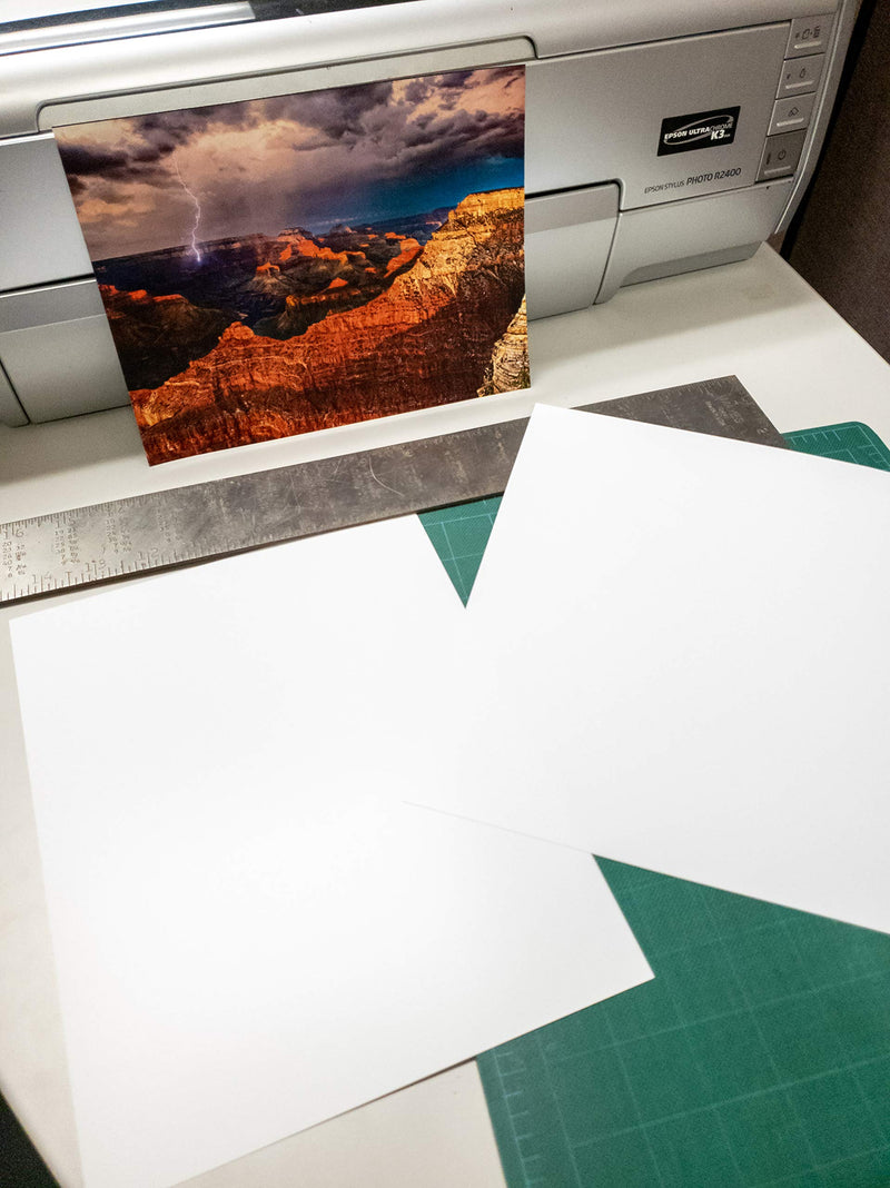 5" X 7" Smooth Fine Art Archive Bright White Double Sided Inkjet - 50 Sheets