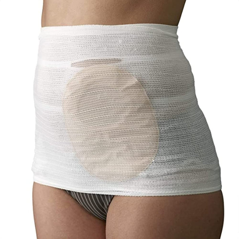 Corsinel StomaSafe Classic (Pack of 3) Ostomy/Hernia Light Support (White, M (38-46in) by TYTEX White Medium (Pack of 3)