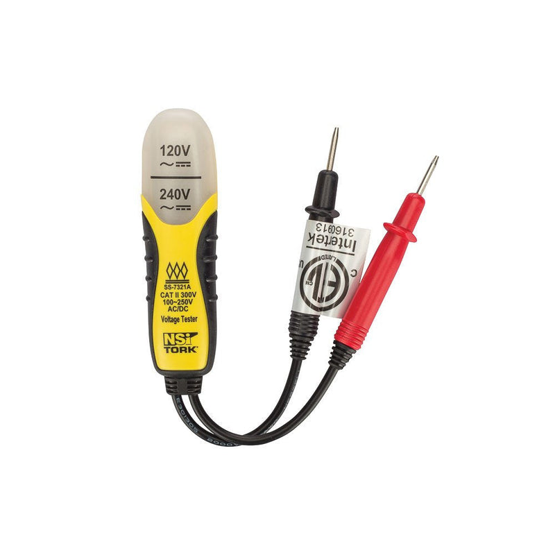 NSi Industries TES-2 Voltage Tester, 120 or 240 VAC