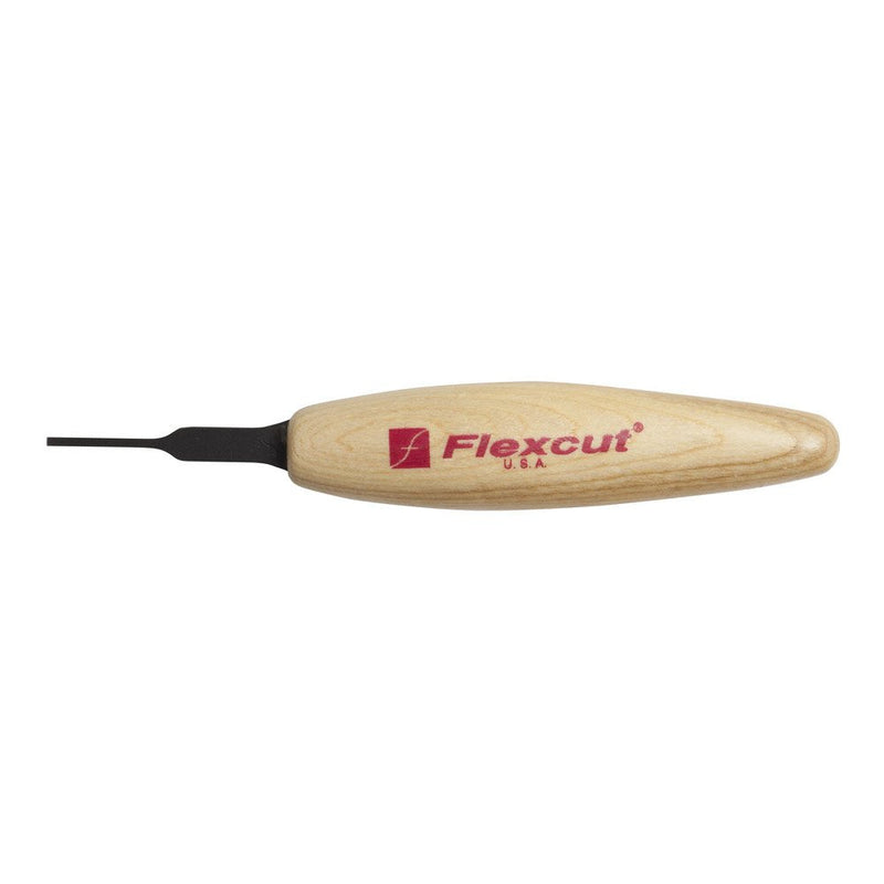FLEXCUT Micro Chisel, Razor Sharp High Carbon Cutting Blade, 1/16 Inch (MT11)