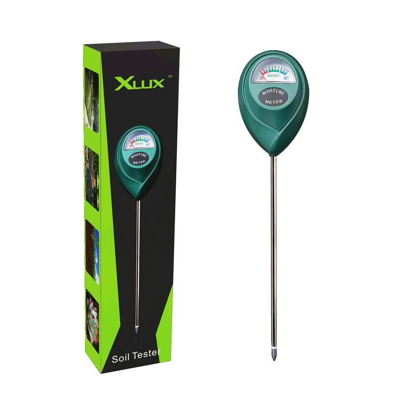 XLUX Soil Moisture Meter, Plant Water Monitor, Soil Hygrometer Sensor for Gardening, Farming, Indoor and Outdoor Plants, No Batteries Required 26CM
