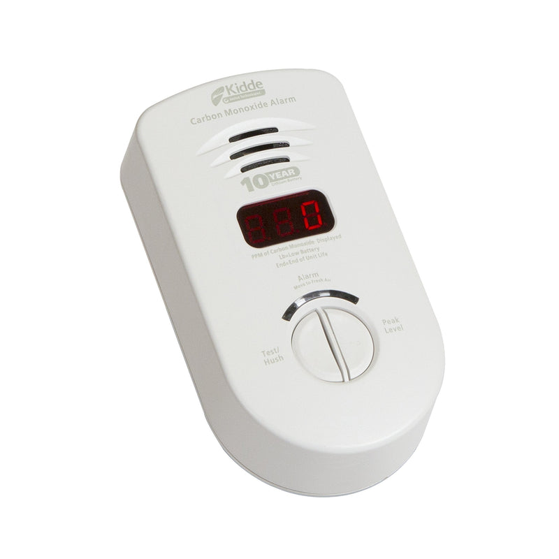 Kidde Carbon Monoxide Detector, AC-Plug-In with 10-Year Battery Backup & Digital Display