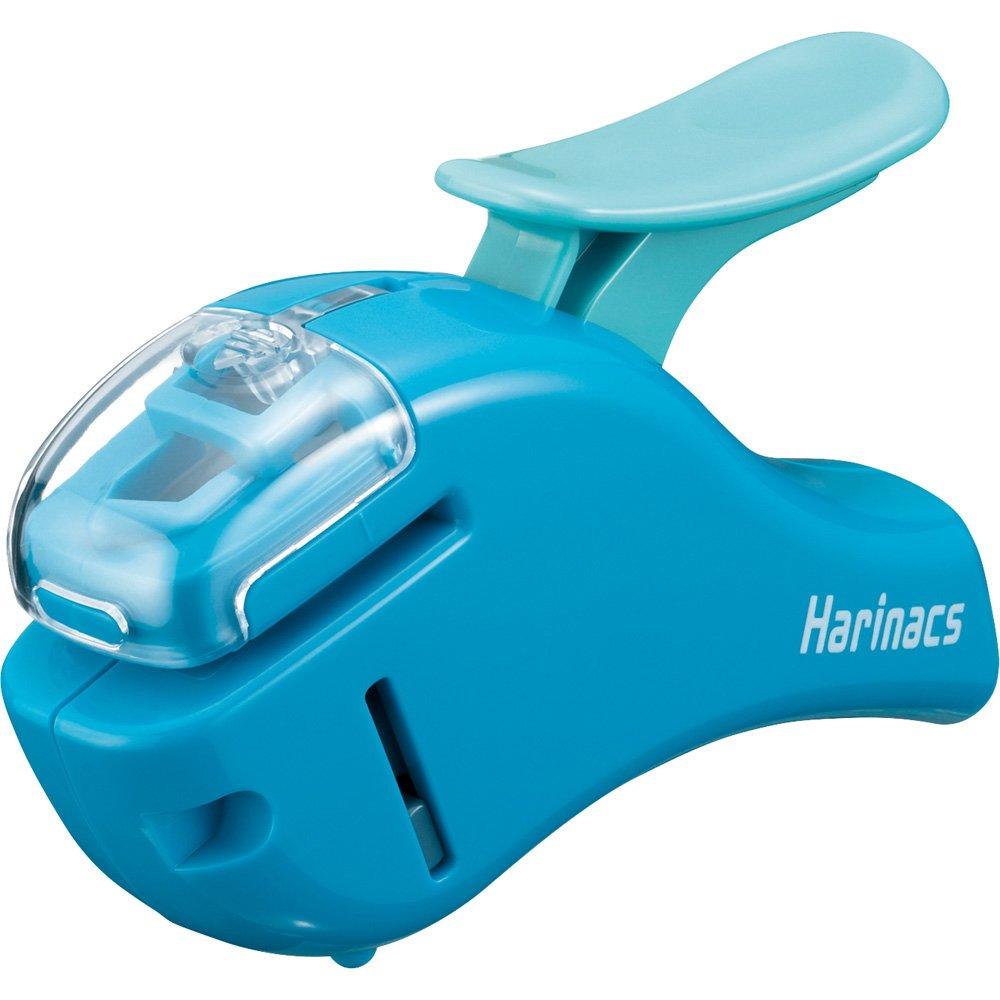 Kokuyo Stapleless Stapler Harinacs Compact Alpha, Blue (SLN-MSH305B)