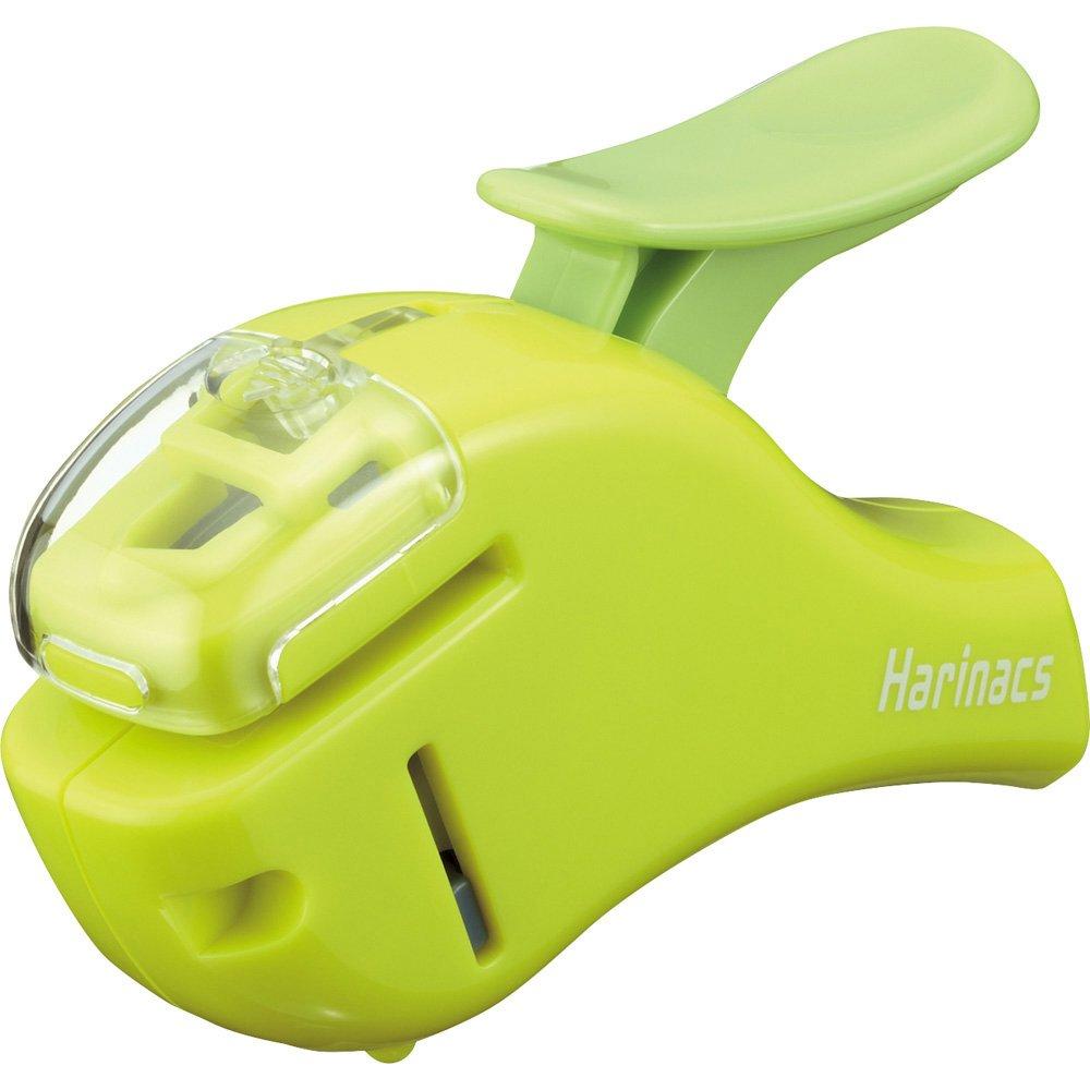 KOKUYO Stapleless Stapler Harinacs Compact Alpha, Green (SLN-MSH305G)