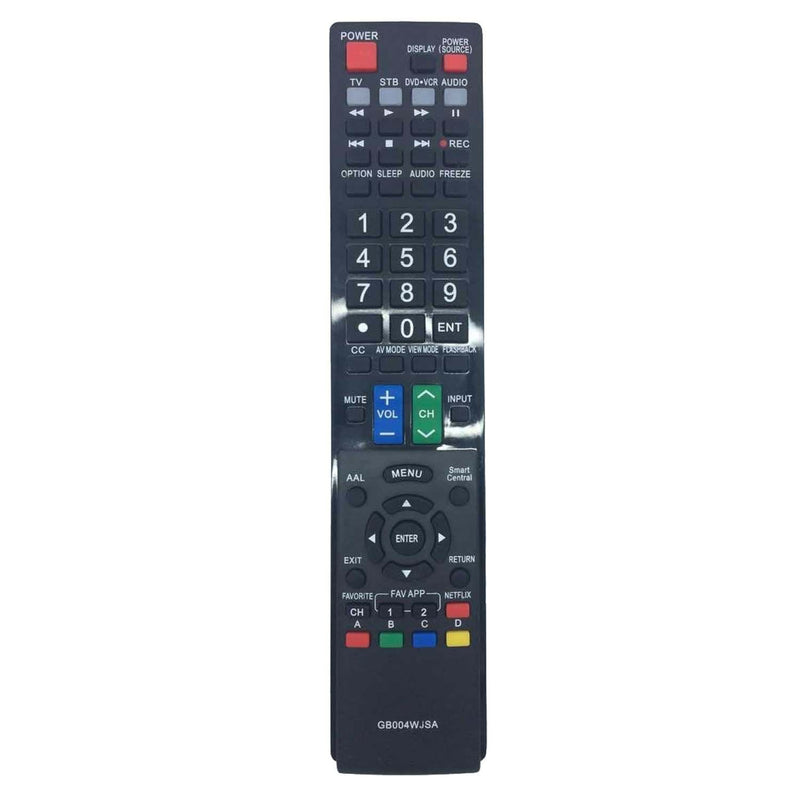 New GB004WJSA Replaced Remote with Netflix Keys fit for Sharp LC-80LE857U LC-70LE857U LC-60LE857U LC-80LE757U LC-70LE757U LC-60LE757U LC-70LE755U LC-60LE755U Smart TV