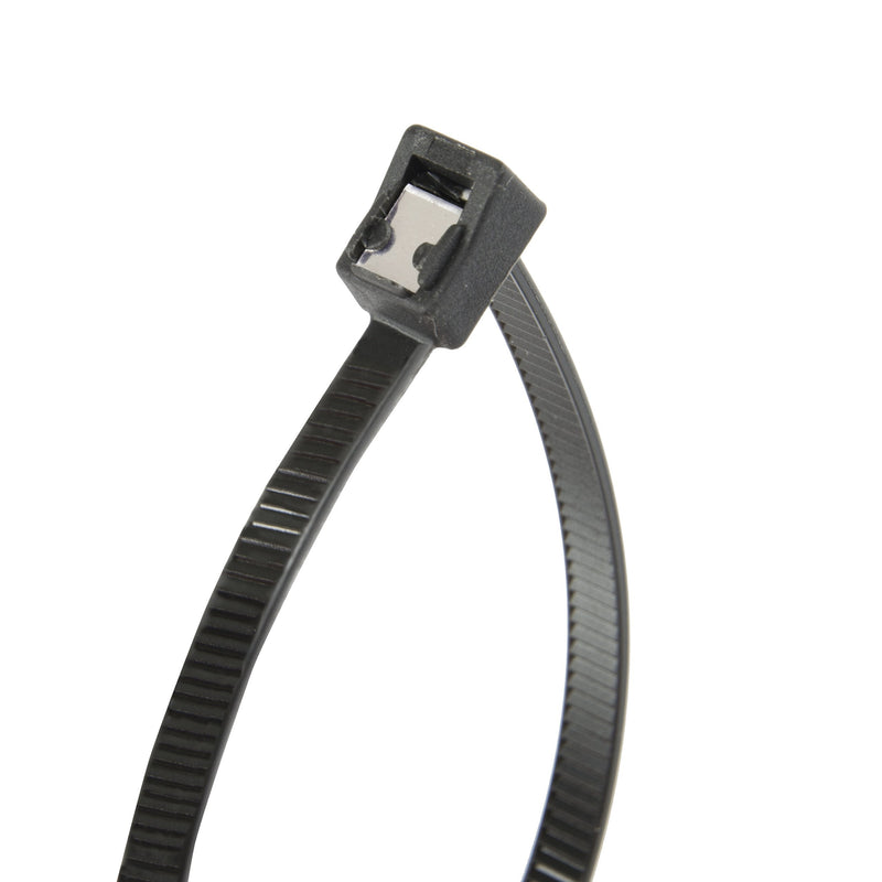 Gardner Bender 45-311UVBSC Nylon Self-Cutting Cable Tie, 11 inch, 50 lb. Tensile, Twist-Off Tail, Zip Tie, 20 Pk., UV Resistant Black 20 Pack 11 inch. UV Black