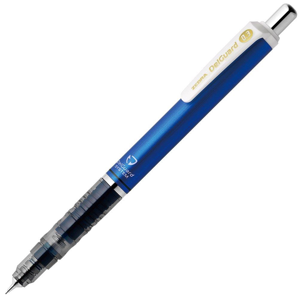 Zebra Mechanical Pencil, Del Guard, 0.3mm, Blue (P-MAS85-BL)