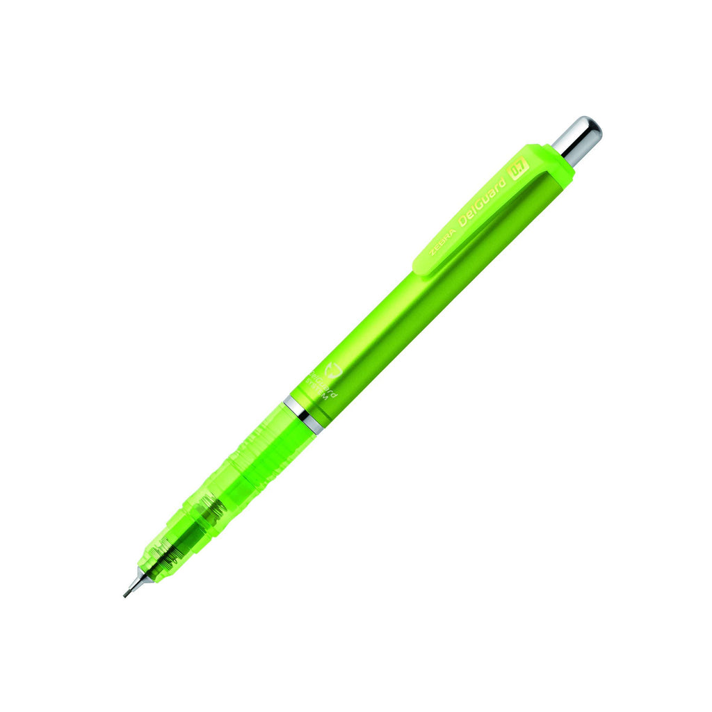 Zebra Mechanical Pencil, Del Guard, 0.7mm, Bright Green (P-MAB85-BRG)