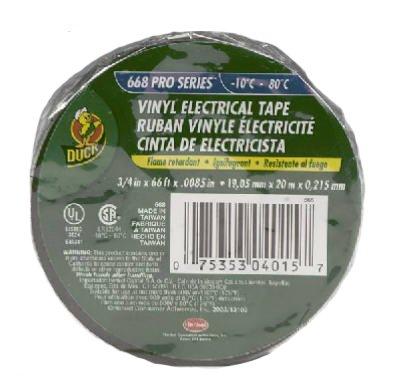 Duck 668 0.75 in. x 66 ft. Premium Vinyl Cold Weather Electrical Tape