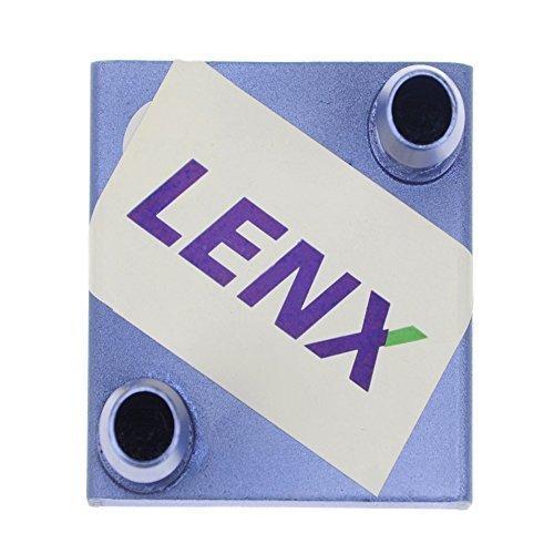BXQINLENX Aluminum Water Cooling Block for CPU Graphics Radiator Heatsink 46x 46mm Blue