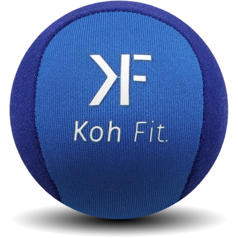 Koh Fit Stress Ball for Adults - Stress Reliever Squeeze Balls - for Hand Therapy and Stress Relief Blue (1 Ball)