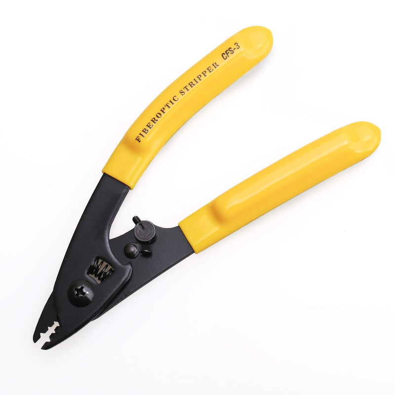 CFS-3 Fiber Optic Stripper three hole pigtail pliers upgraded For stripping 125μm 250μm fiber coating