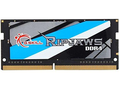 G.Skill RipJaws SO-DIMM Series 16GB (2 x 8GB) 260-Pin (PC4-19200) DDR4 2400 CL16-16-16-39 1.20V SO-DIMM Memory Model F4-2400C16D-16GRS 2400MHz