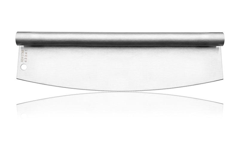 New Star Foodservice 43341 18/8 Stainless Steel Pizza Cutter, 13.75" x 4" Inch, Silver