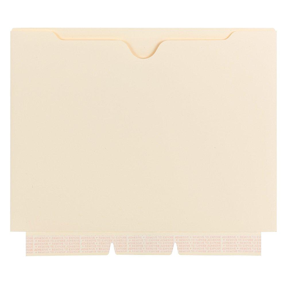 Smead Self-Adhesive File Jacket, Letter Size, Manila, 10 Per Pack (68040)