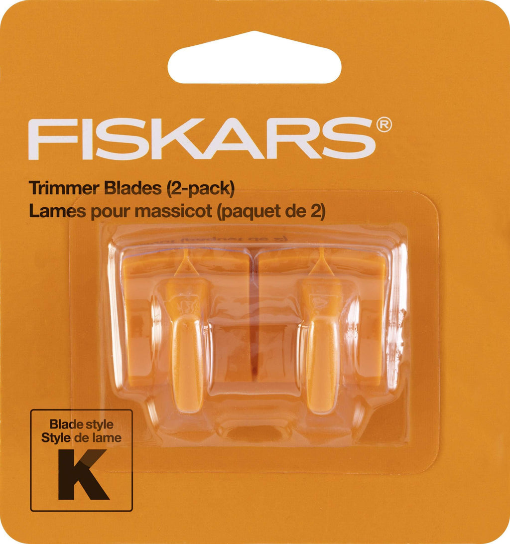 Fiskars 177500-1001 Fiskars Reinforced Trimmer Blades (2 Pack), Packaging May Vary , Orange