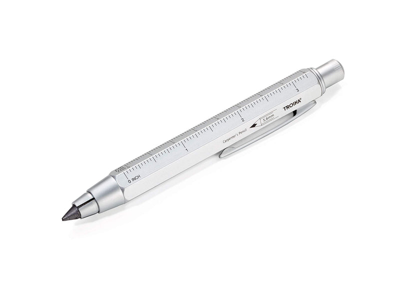 Troika Carpenter's Construction Pencil, Silver (PEN56SI)