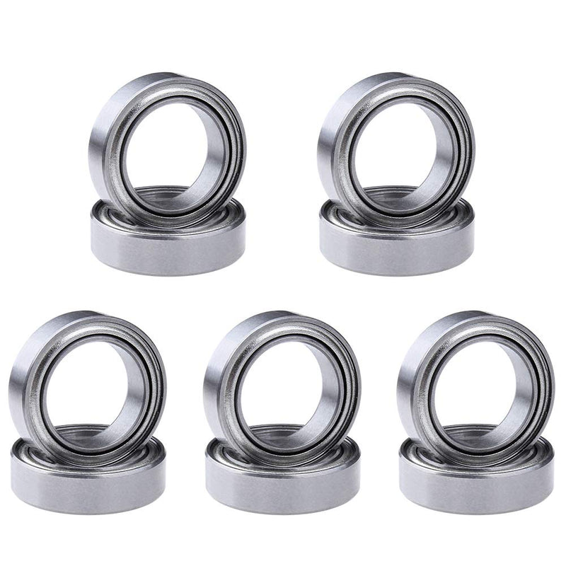 Hobbypark 10pcs RC Ball Bearing 10x15x4mm Metal Shielded Sealed Deep Groove 6700ZZ for Car Buggy Monster Truck Fit Redcat HSP Traxxas etc
