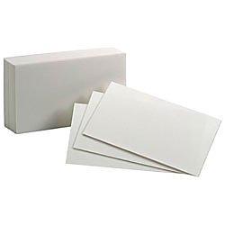 Office Depot (R) Blank Index Cards 3"x5" - 400 Count