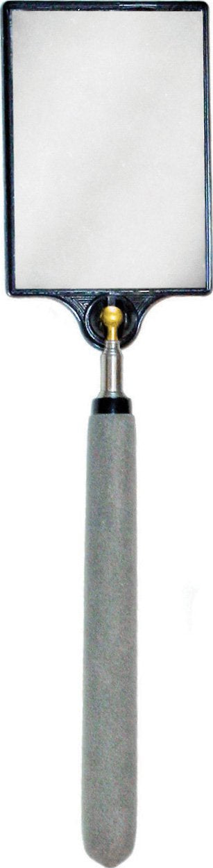 MAG-MATE 318 Telescoping Rectangular Glass Inspection Mirror, 32.75"