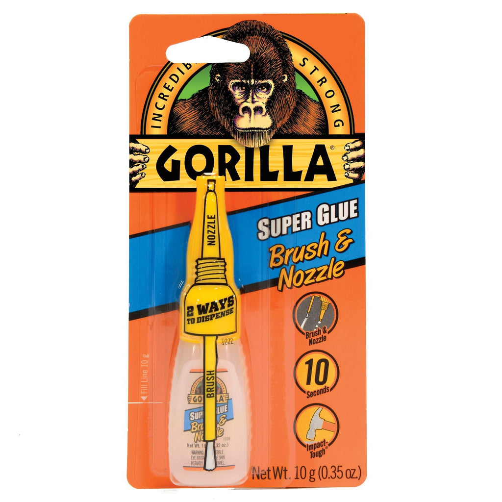 Gorilla 7500101 07221000673 Super Glue, 1-Pack, Clear 1 - Pack