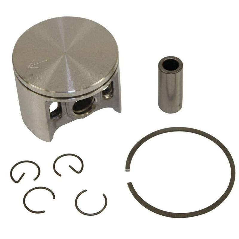 Stens 632-920 Metal Piston Kit, Replaces Dolmar: 394 132 111, 394 132 112, 395 132 050, Makita: 394 132 111, 394 132 112, 395 132 050, Includes Piston, Rings, Pin and Clips, 50 mm Bore