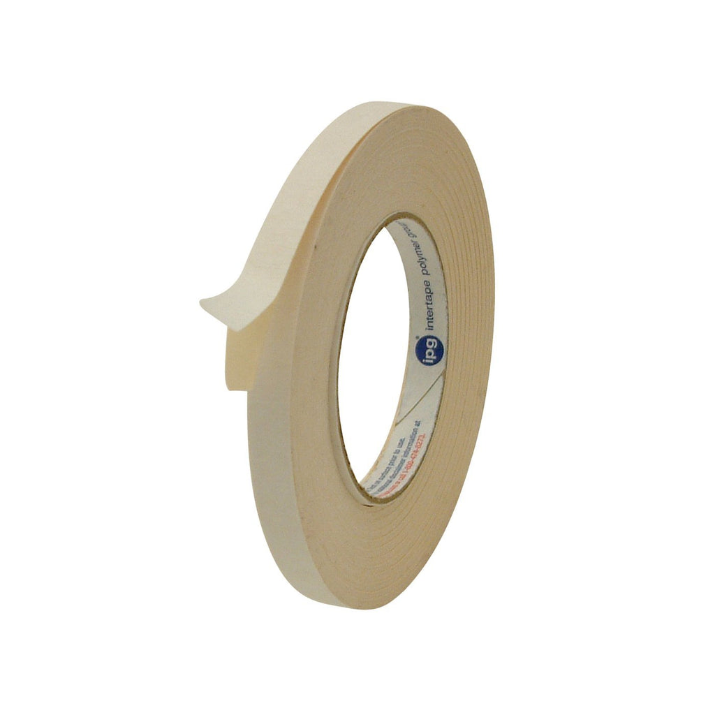 Intertape 591/BEIG0536 591 Double Sided Flat Back Paper Tape: 1/2" x 36 yd, Beige 1/2 in. x 36 yds. (12mm x 33m)