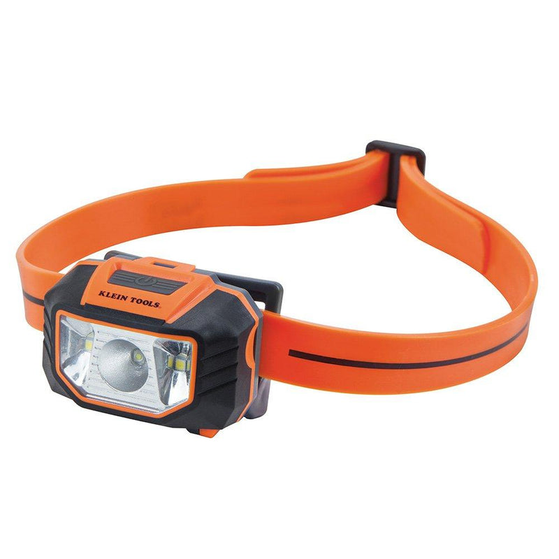Klein Tools 56220 LED Light, Hard Hat Headlamp, Flood Light and Spotlight with 45-Degree Tilt and Anti-Slip Strap