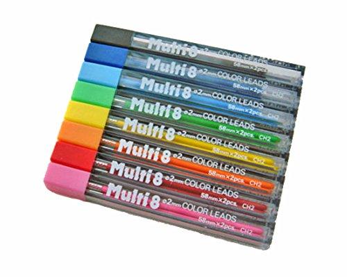 1 Set of 8 Pentel 2mm Color Refills for PH158 Bible Highlighter Pencil Quality Product Made in Japan