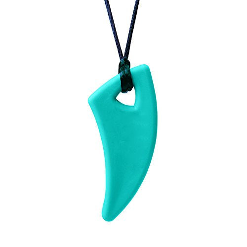 ARK's Saber Tooth Chew Necklace for Mild to Moderate Chewing (Teal)