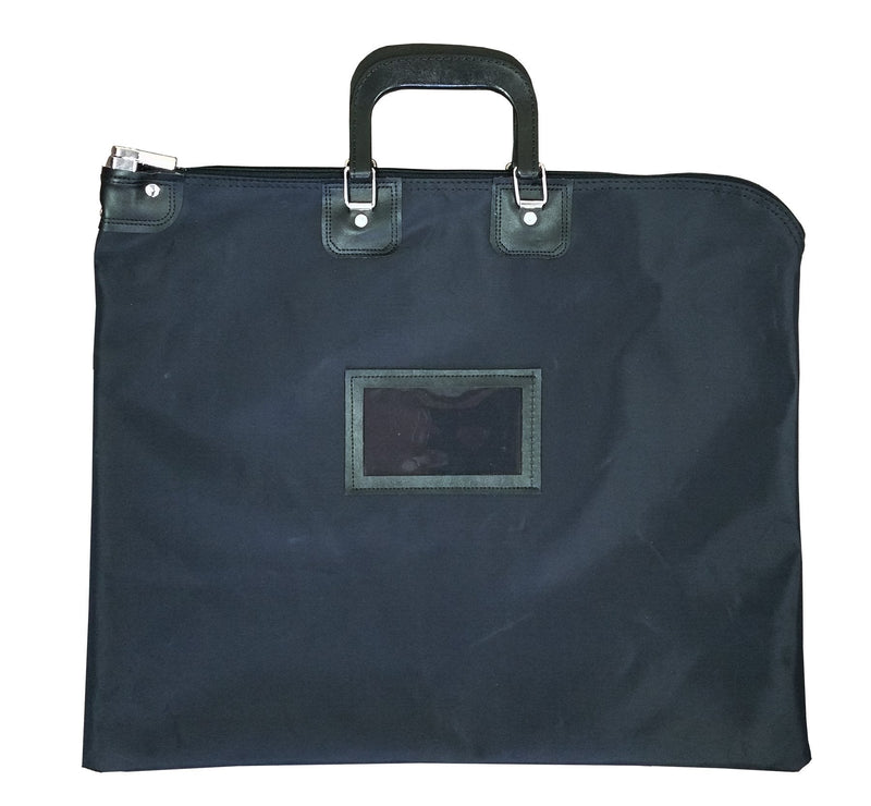 Locking Document HIPAA Bag 16 x 20 with Handles (Black) Black