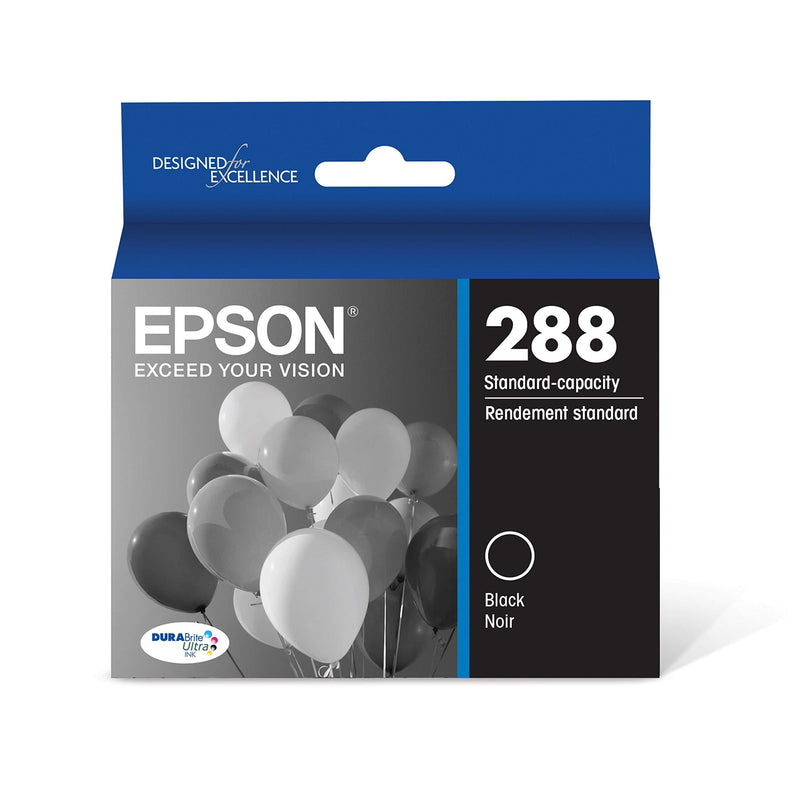 EPSON T288 DURABrite Ultra Ink Standard Capacity Black Cartridge (T288120-S) for select Epson Expression Printers