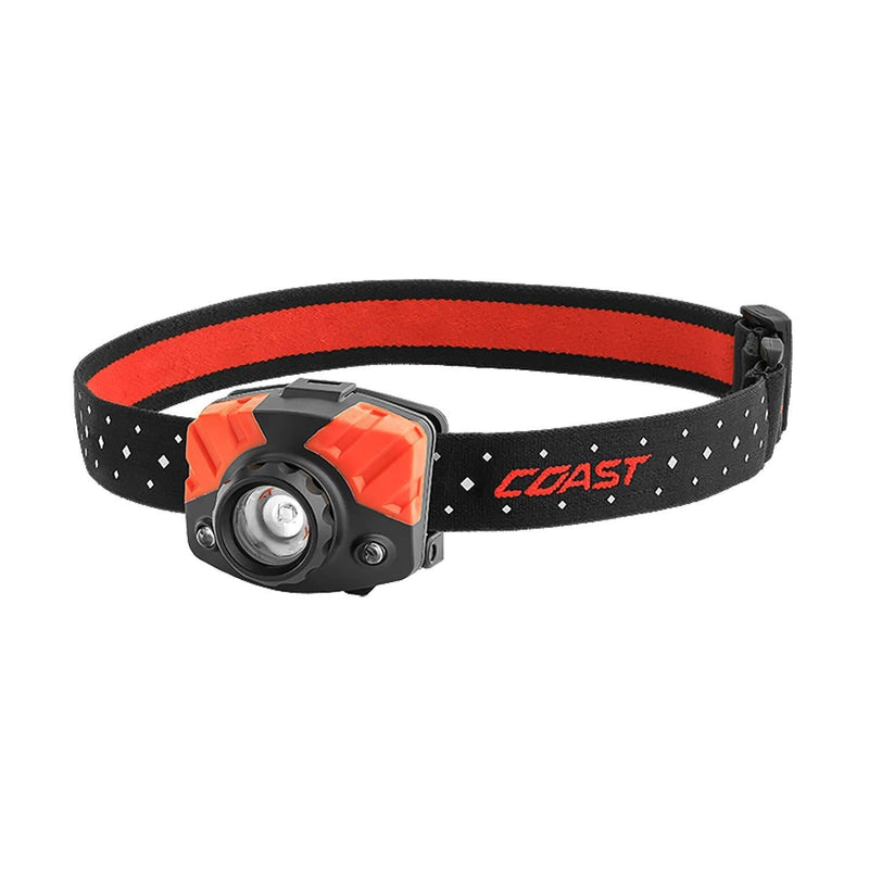 Coast FL75 435 Lumen Dual Color Focusing LED Headlamp, Black