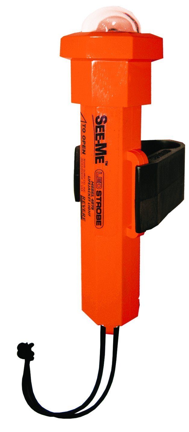 ust See-Me 2.0 Water Activated 45 Lumen Strobe LED Light for Emergency, Camping, Hiking and Outdoor Survival, Orange, One Size (20-4075A-08)