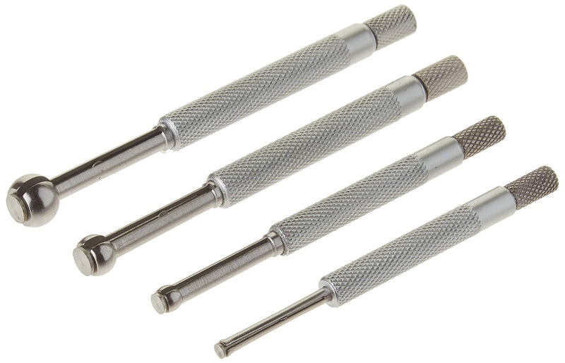 HHIP 4400-0009 4 Piece Full Ball Small Hole Gage Set.125" - .500" Full Ball, .125-.500" Range