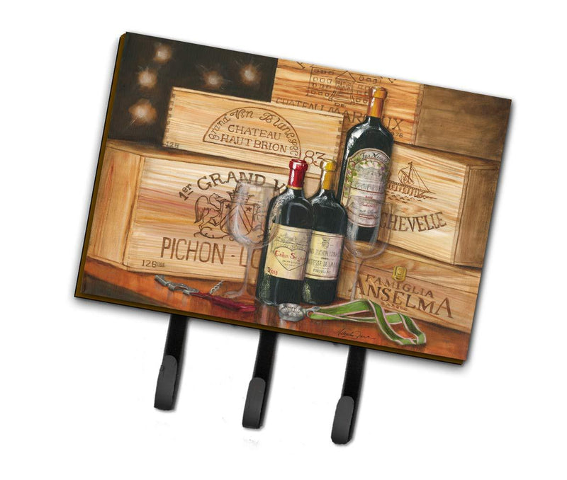 Caroline's Treasures TMTR0254TH68 Wine Gran Vin by Malenda Trick Leash or Key Holder, Triple, Multicolor