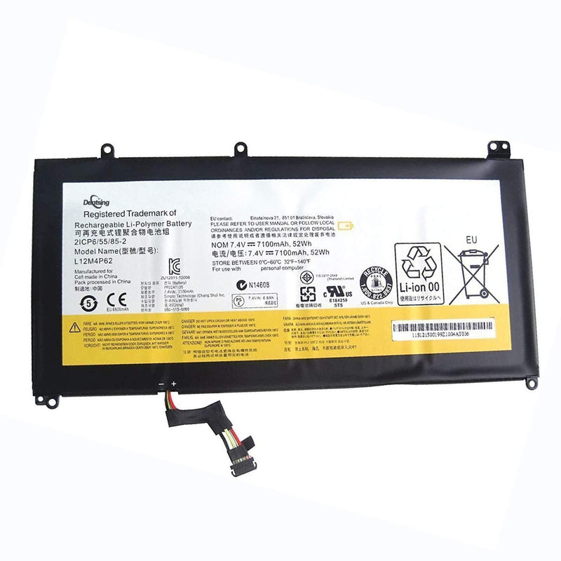 Dentsing L12M4P62 Battery Compatible with Ideapad U430 U530 U530-20289 Touch 2ICP6/55/85-2 L12L4P62 121500163 (Long line)