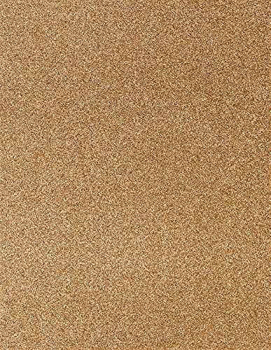 LUXPaper 8.5” x 11” Paper for Crafts and Printing in Rose Gold Sparkle, Scrapbook and Office Supplies, 50 Pack (Rose Gold)