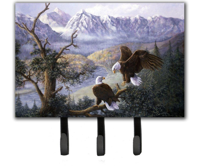Caroline's Treasures BDBA0153TH68 Eagles by Daphne Baxter Leash or Key Holder, Triple, Multicolor